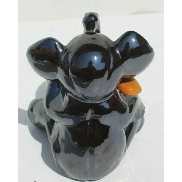 Vintage Elephant Ashtray Hand Painted Royal Japan Glazed MCM - Picture 3 of 6